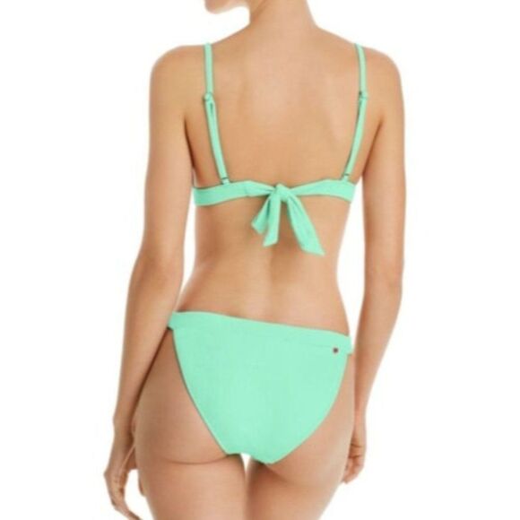 Red Carter Women's Green Textured Bikini Bottom - Picture 3 of 9